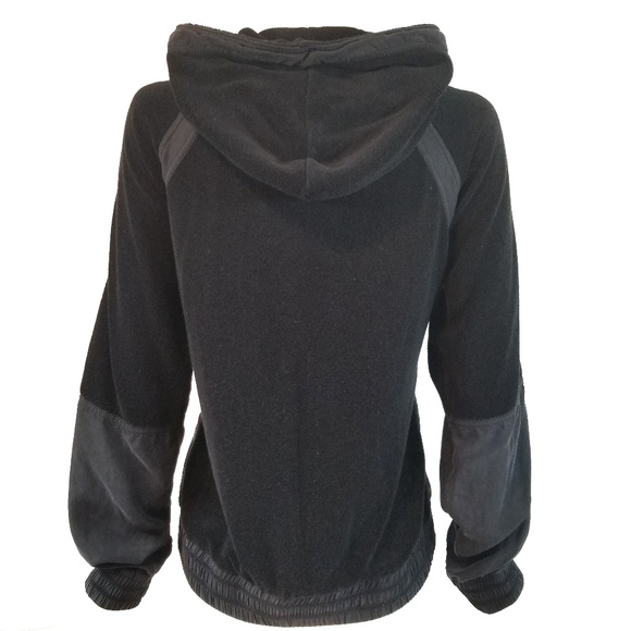 Juicy Couture Silk Panel Accent Black Track Jacket - Picture 2 of 6